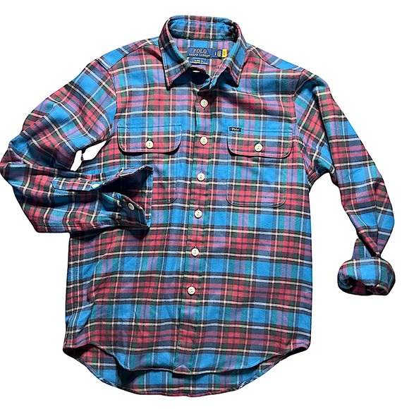 Polo by Ralph Lauren Classic Fit Performance Flannel Shirt - Picture 2 of 16